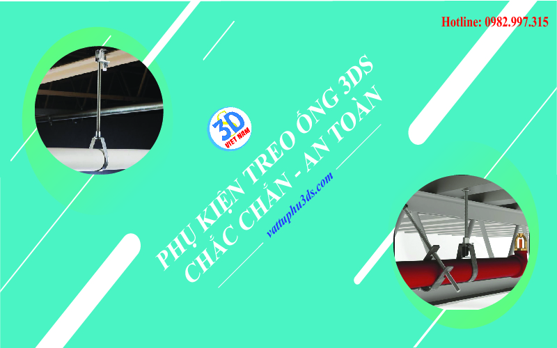 Các loại phụ kiện treo ống đảm bảo chắc chắn và an toàn  